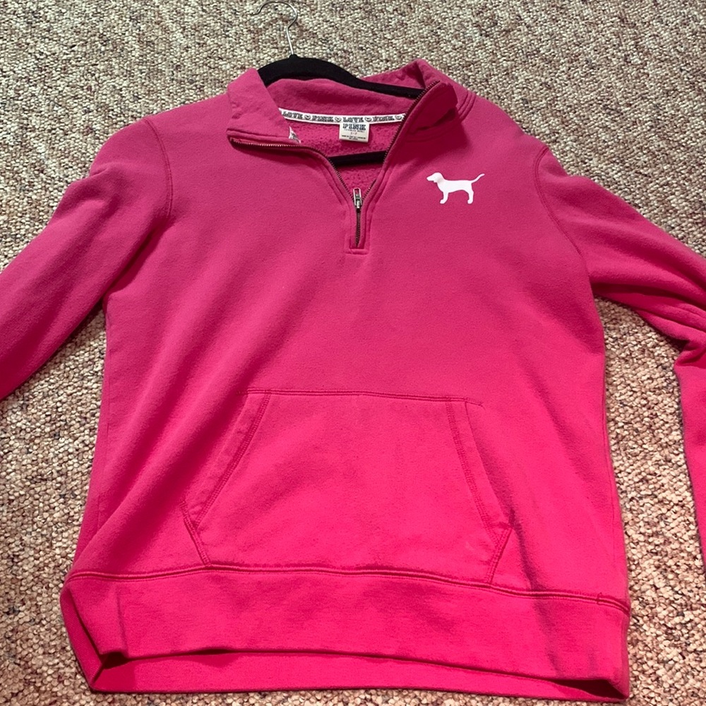 Pink zip up
